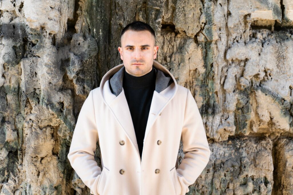 Young man in Rome